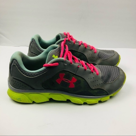 Under Armour Memory Running Shoes, 10 Women | Color:‎ Grey | Size: 10 - Picture 3 of 12